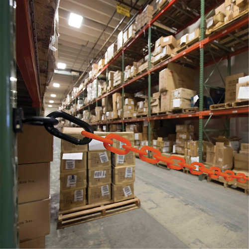 Magnetic Chain Barrier Warehouse Kit, Orange M & M Nord Ouest Inc