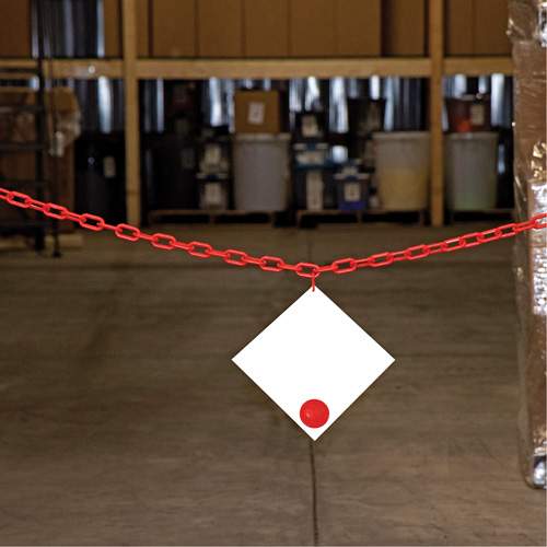 Chaîne de barri&egrave;re en plastique, Vert M & M Nord Ouest Inc