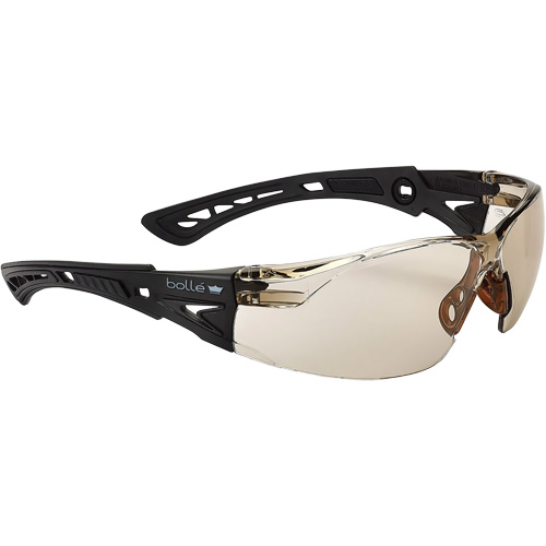 Rush+ Small BSSI Safety Glasses, Brown/Copper Lens, Anti-Fog/Anti-Scratch, ANSI Z87+ M & M Nord Ouest Inc