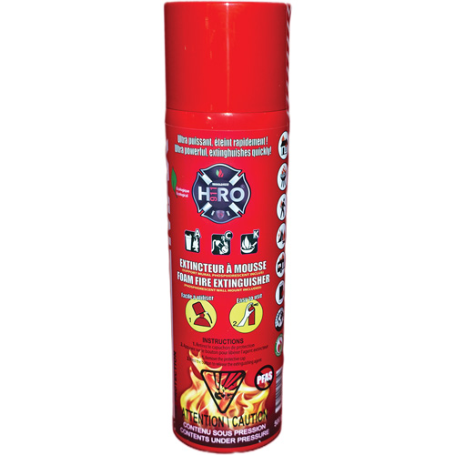 Hero 911 PFAS-Free Fire Extinguisher, ACK, 500 ml Capacity M & M Nord Ouest Inc