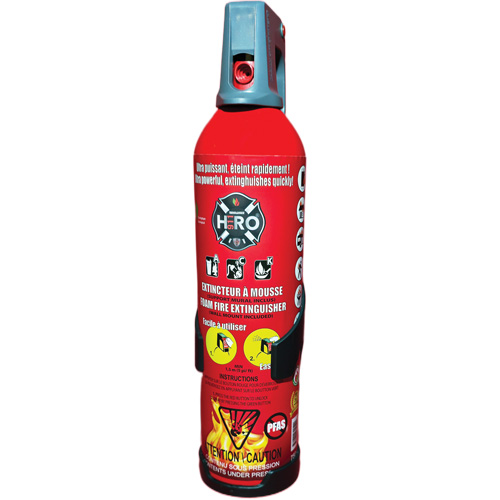 Hero 911 PFAS-Free Fire Extinguisher, ACK, 750 ml Capacity M & M Nord Ouest Inc