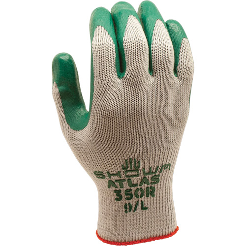 ATLAS 350 Gloves, 10/X-Large, Nitrile Coating, 10 Gauge, Polyester/Cotton Shell M & M Nord Ouest Inc