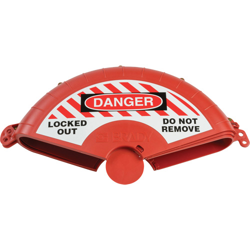 Dispositif de verrouillage coulissant pour vanne &agrave; opercule, Type Volant M & M Nord Ouest Inc