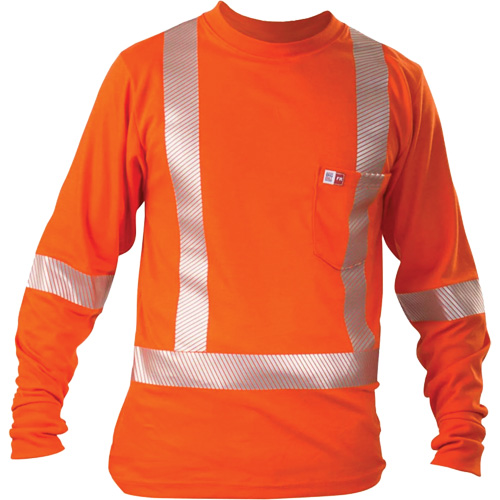 T-shirt &agrave; manches longues, 5T-Grand, Orange M & M Nord Ouest Inc
