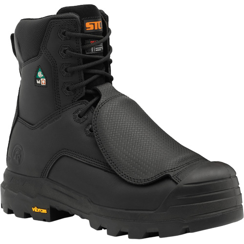 Bottes de travail Vulcan avec protecteur m&eacute;tatarsien &agrave; l'ext&eacute;rieur, Cuir, Taille 8, Imperm&eacute;able M & M Nord Ouest Inc