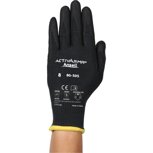 ActivArmr&reg; 80-505 Conductive Heat & Cut-Resistant Gloves, Size 11, 13 Gauge, Foam Nitrile Coated, Kevlar&reg;/Intercept Shell, ASTM ANSI Level A5/EN 388 Level E M & M Nord Ouest Inc
