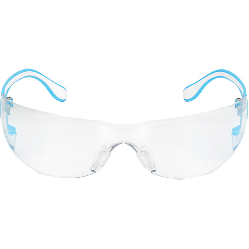 Lunettes de s&eacute;curit&eacute; bleu/blanc Adapt Lite, Lentille Transparent, Antibu&eacute;e/Anti-&eacute;gratignures, ANSI Z87+/R&eacute;pond ou surpasse la norme CSA Z94.3 M & M Nord Ouest Inc
