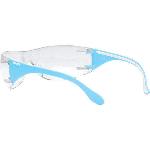Lunettes de s&eacute;curit&eacute; bleu/blanc Adapt Lite, Lentille Transparent, Antibu&eacute;e/Anti-&eacute;gratignures, ANSI Z87+/R&eacute;pond ou surpasse la norme CSA Z94.3 M & M Nord Ouest Inc