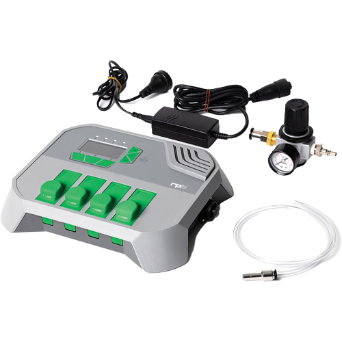 Moniteur de gaz GX4 avec cartouche CO de 5 ppm et ensemble d'adaptateur d'alimentation M & M Nord Ouest Inc