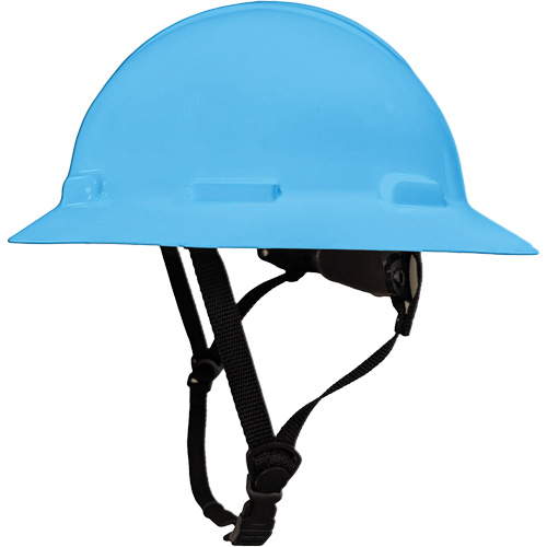 Casque de s&eacute;curit&eacute; &agrave; bordure compl&egrave;te LIDGUARD avec mentonni&egrave;re, R&eacute;pond aux normes CSA type 1, Suspension Rochet, Ventil&eacute; M & M Nord Ouest Inc