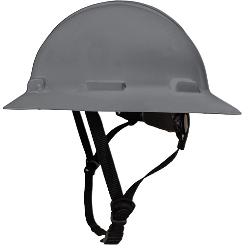 Casque de s&eacute;curit&eacute; &agrave; bordure compl&egrave;te LIDGUARD avec mentonni&egrave;re, R&eacute;pond aux normes CSA type 1, Suspension Rochet, Ventil&eacute; M & M Nord Ouest Inc