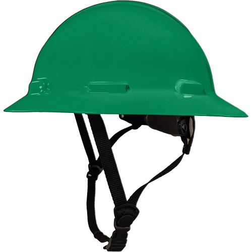 Casque de s&eacute;curit&eacute; &agrave; bordure compl&egrave;te LIDGUARD avec mentonni&egrave;re, R&eacute;pond aux normes CSA type 1, Suspension Rochet, Ventil&eacute; M & M Nord Ouest Inc