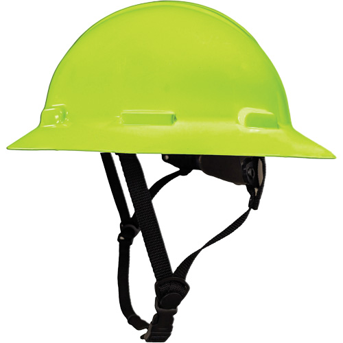 Casque de s&eacute;curit&eacute; &agrave; bordure compl&egrave;te LIDGUARD avec mentonni&egrave;re, R&eacute;pond aux normes CSA type 1, Suspension Rochet, Ventil&eacute; M & M Nord Ouest Inc