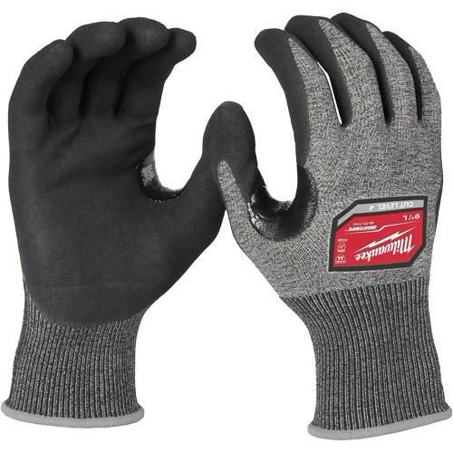 Gants haute dext&eacute;rit&eacute; r&eacute;sistants &agrave; la coupe, Taille Moyen, Calibre 18, Rev&ecirc;tement Nitrile, Enveloppe en Poly&eacute;thyl&egrave;ne, ANSI/ISEA 105 niveau 4/EN 388 niveau D M & M Nord Ouest Inc