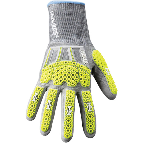 Gants antichocs Helix 3013IMP, 8/Moyen, Paume en PEHP, Poignet &eacute;lastique M & M Nord Ouest Inc