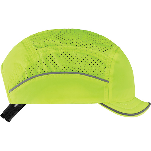 Casque l&eacute;ger de style casquette Skullerz 8955 avec micro-bordure, Vert lime haute visibilit&eacute; M & M Nord Ouest Inc