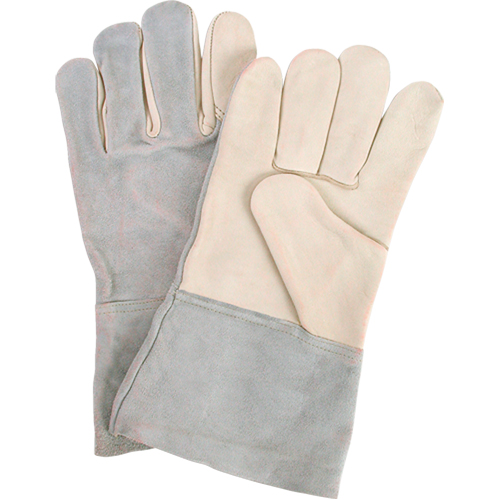 Standard-Duty Work Gloves, Large, Grain Cowhide Palm M & M Nord Ouest Inc
