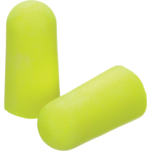Bouchons d'oreilles n&eacute;on jaune E-A-Rsoft, Vrac - Sac en poly M & M Nord Ouest Inc