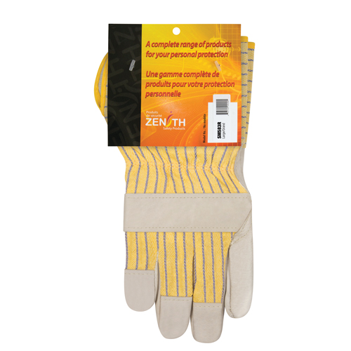 Gants d'ajusteur &agrave; paume s&egrave;che d'usage standard, Grand, Paume en Cuir fleur de vache, Doublure en Coton M & M Nord Ouest Inc