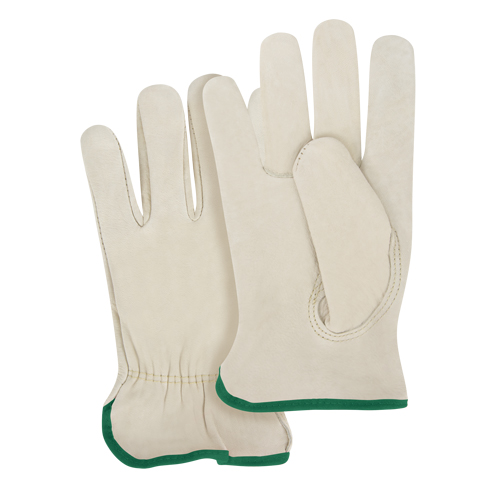 Gants pour conducteurs &agrave; ajustement serr&eacute;, Moyen, Paume en Cuir fleur de vache M & M Nord Ouest Inc