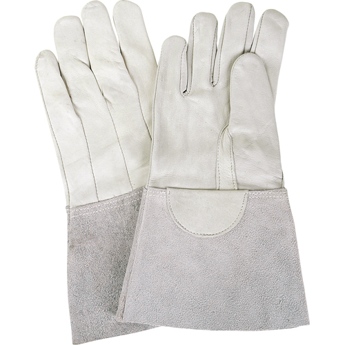 Gants de soudage &agrave; l'arc TIG, Cuir fleur de mouton, Taille Moyen M & M Nord Ouest Inc