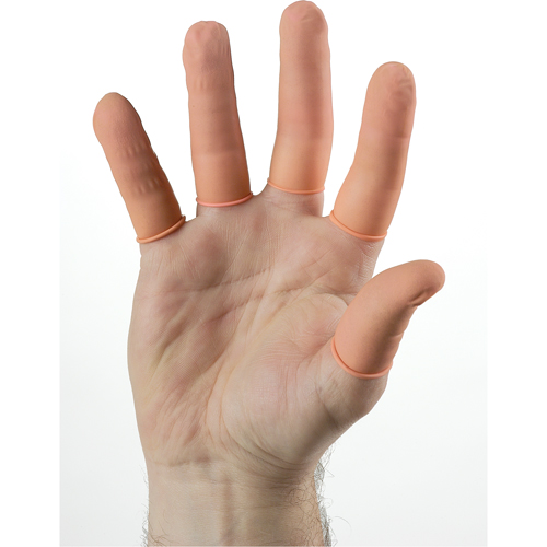 Doigtiers antistatiques en latex pour salles propres QRP M & M Nord Ouest Inc