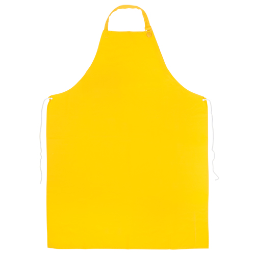 PVC Apron, PVC, Yellow, 35" W x 45" L M & M Nord Ouest Inc