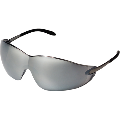 Blackjack&reg; Safety Glasses, Silver/Mirror Lens, Anti-Scratch, ANSI Z87+/Meets/Exceeds CSA Z94.3 M & M Nord Ouest Inc