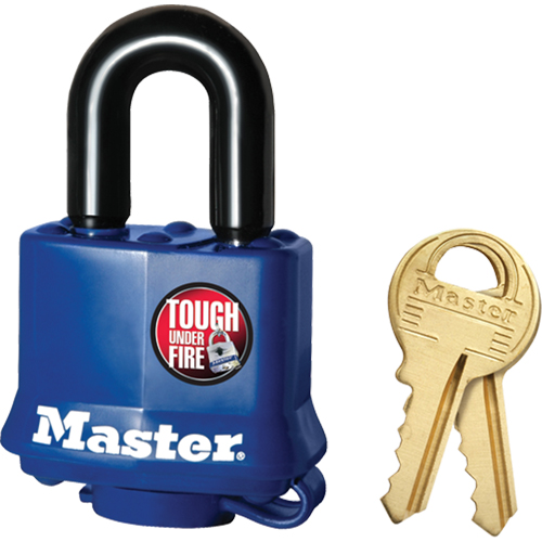 Weather-Resistant Padlock, Keyed Different, Laminated Steel, 1-9/16" Width M & M Nord Ouest Inc