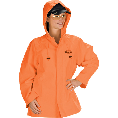V&ecirc;tements imperm&eacute;ables Hurricane ignifuges et r&eacute;sistants &agrave; l'huile, veste, 4T-Grand, Orange haute visibilit&eacute; M & M Nord Ouest Inc