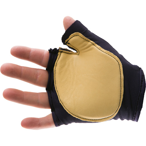 Anti-Impact Tool Grip Fingerless Left-Hand Glove, Size X-Small, Grain Leather Palm M & M Nord Ouest Inc