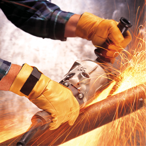 Vibration Protective Air Glove&reg;, Size X-Small, Grain Leather Palm M & M Nord Ouest Inc