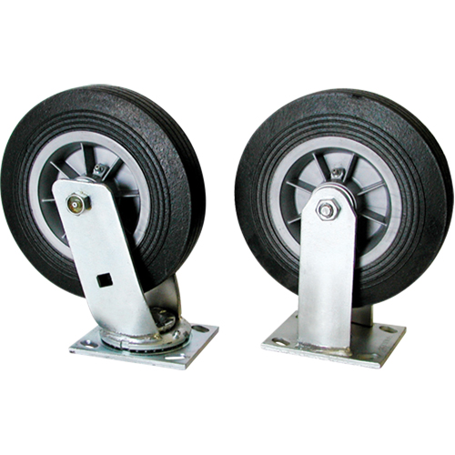 Bacs de manutention extra-grands avec roues de 8", 223 gal. US Capacit&eacute; M & M Nord Ouest Inc