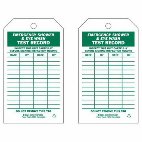 &eacute;tiquettes de rapport d'essai/inspection, Papier, 4" la x 7" h, Anglais M & M Nord Ouest Inc