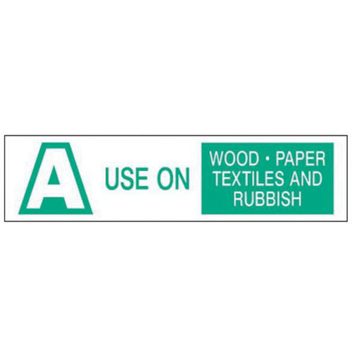 "A Use on Wood Paper Textiles and Rubbish" Labels, 6" L x 1-1/2" W, Green on White M & M Nord Ouest Inc