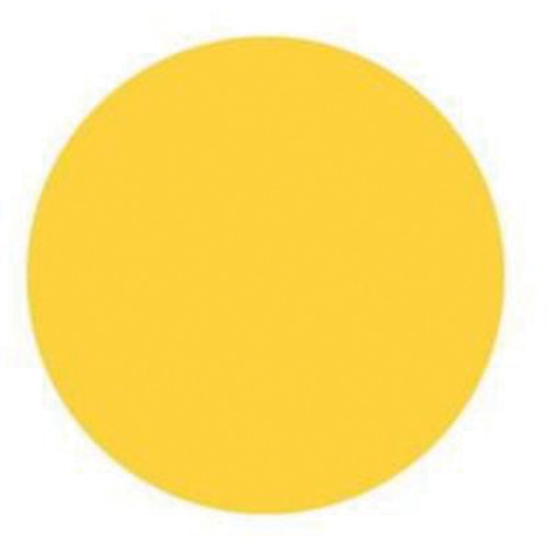 Round Write-On Labels, Circle, 3" L x 3" W, Yellow M & M Nord Ouest Inc