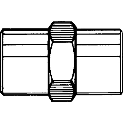 RACCORD FEMELLE HEXAGONAL(F)NPT1/8"(F)1/8"LAITON, Laiton M & M Nord Ouest Inc