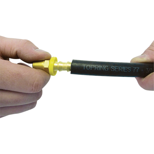 Tuyaux &agrave; air Topflex Lock-On - Raccords reutilisables de rechange M & M Nord Ouest Inc