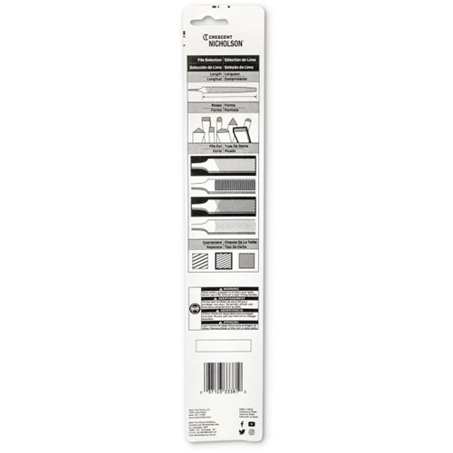 Sharpening File, Flat, 8", Single/Double M & M Nord Ouest Inc