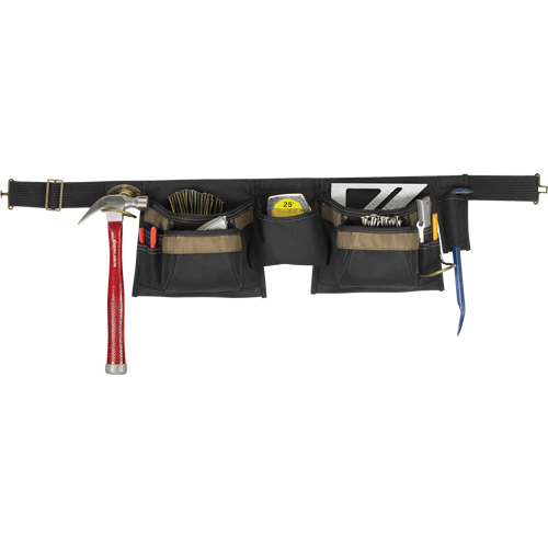 Ceinture &agrave; outils combin&eacute;e de luxe, Polyester, Noir M & M Nord Ouest Inc