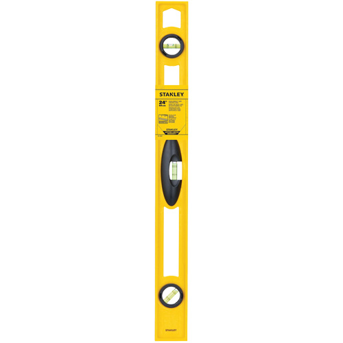 High-Impact ABS Level, I-Beam, 24" L, Plastic, 3, Non-Magnetic M & M Nord Ouest Inc