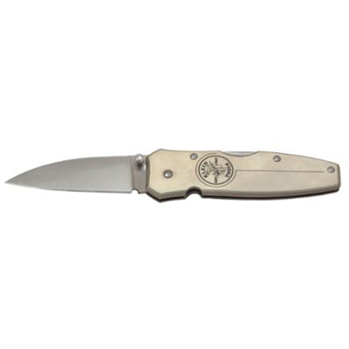 Lightweight Knife with Drop Point Blade, 2-1/4" Blade, Stainless Steel Blade, Aluminum Handle M & M Nord Ouest Inc