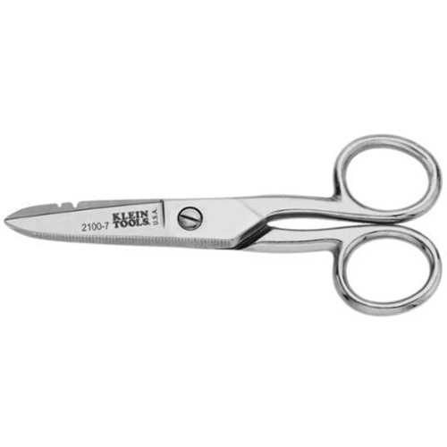 Ciseaux d'&eacute;lectricien nickel&eacute;s, 5-1/4", Poign&eacute;e Annea M & M Nord Ouest Inc