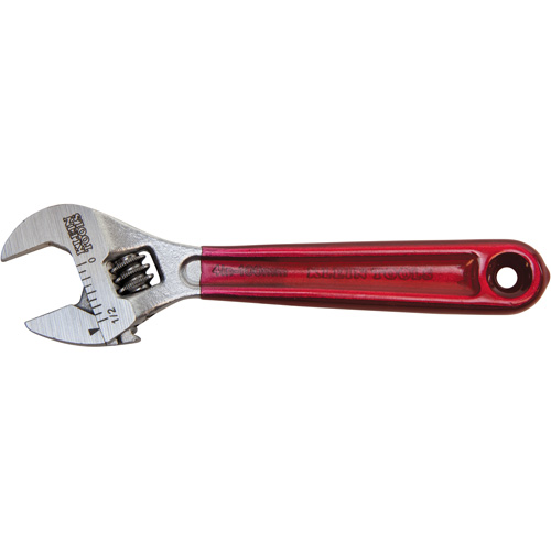 Adjustable Wrench, 4-1/2" L, 1/2" Max Width, Chrome/Polished M & M Nord Ouest Inc
