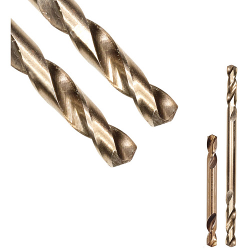 SST+ Double-Ended Stub Drill Bit, #51, High Speed Steel, 25/64" Flute, 135° Point M & M Nord Ouest Inc