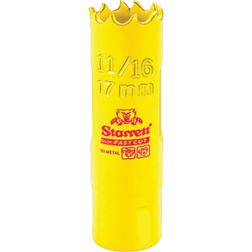 Scie &agrave; cloche bim&eacute;tal - 11/16", 11/16", Profondeur de la coupe 1-5/8", Bim&eacute;tal M & M Nord Ouest Inc