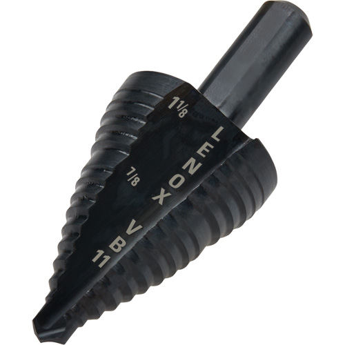 Foret &eacute;tag&eacute; no 11, 7/8" - 1-1/8", Incr&eacute;ments de 1/4", Acier rapide M & M Nord Ouest Inc