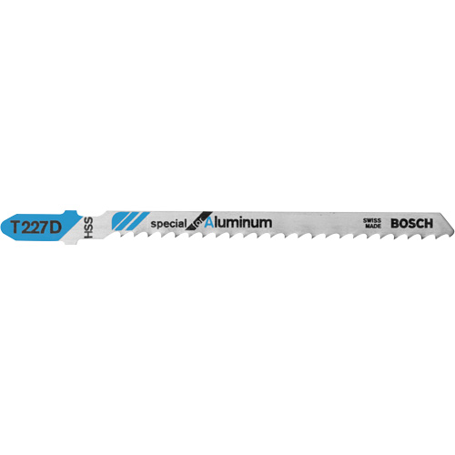 Lames de scie sauteuse, Acier rapide, Tige en T, 4" lo, 8 dents par pouce M & M Nord Ouest Inc