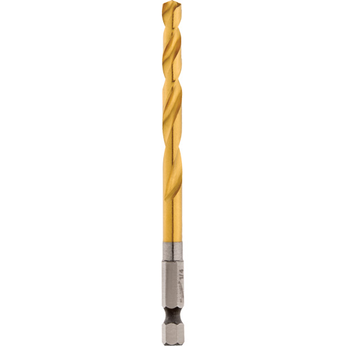 Foret Shockwave, 1/4", Titane, Cannelure 2-15/32", Pointe de 135° M & M Nord Ouest Inc