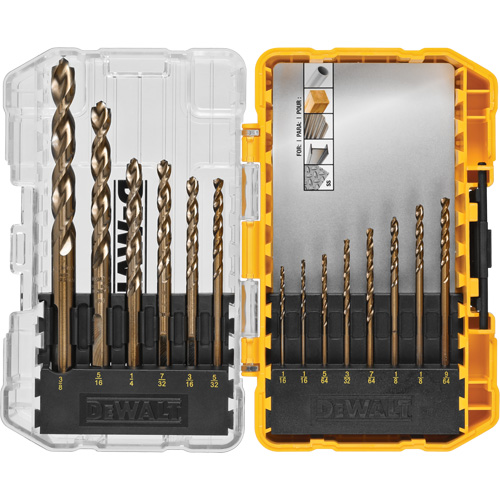 Pilot Point&reg; Industrial Drill Bit Set, 14 Pieces, Cobalt M & M Nord Ouest Inc